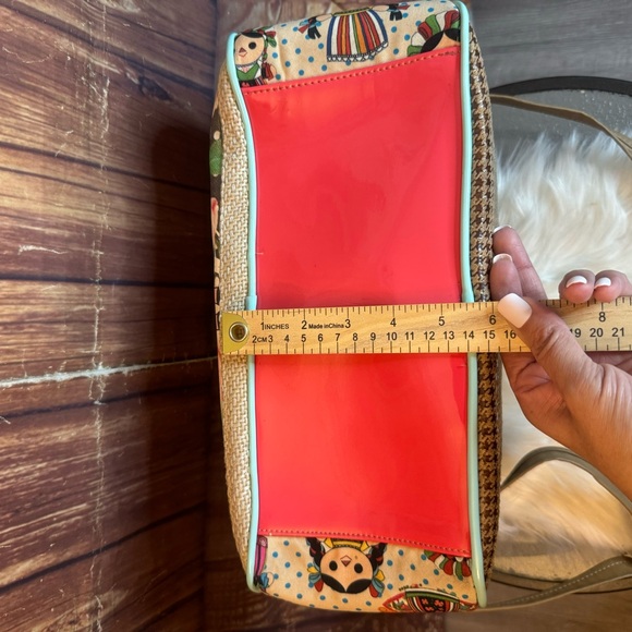 Women’s Handbag Frida Kahlo Style Made in Mexico Colorful Unique Design - Picture 8 of 13